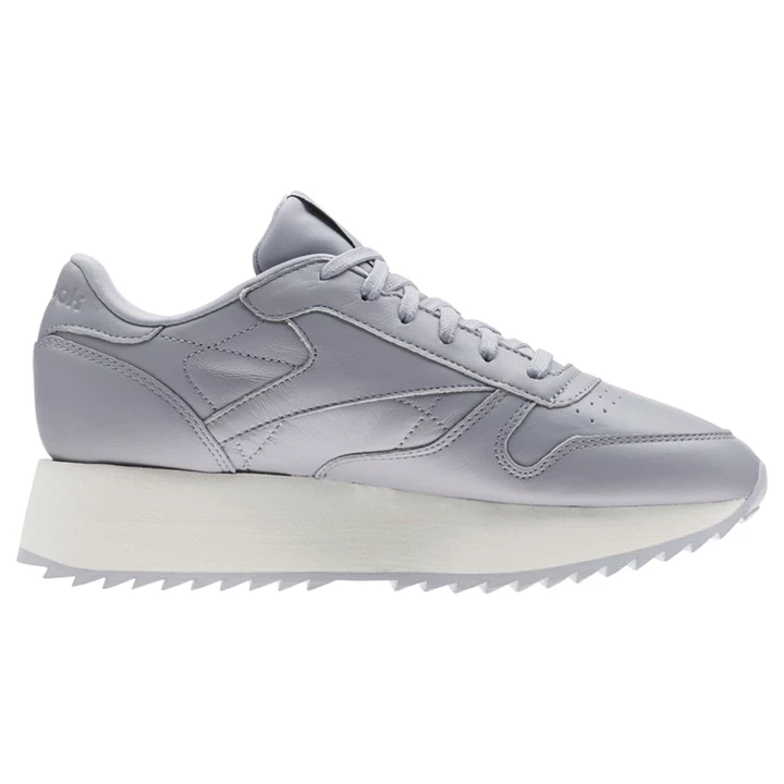 Zapatillas Reebok Classic Leather Double Mujer Gris | 647208ICK