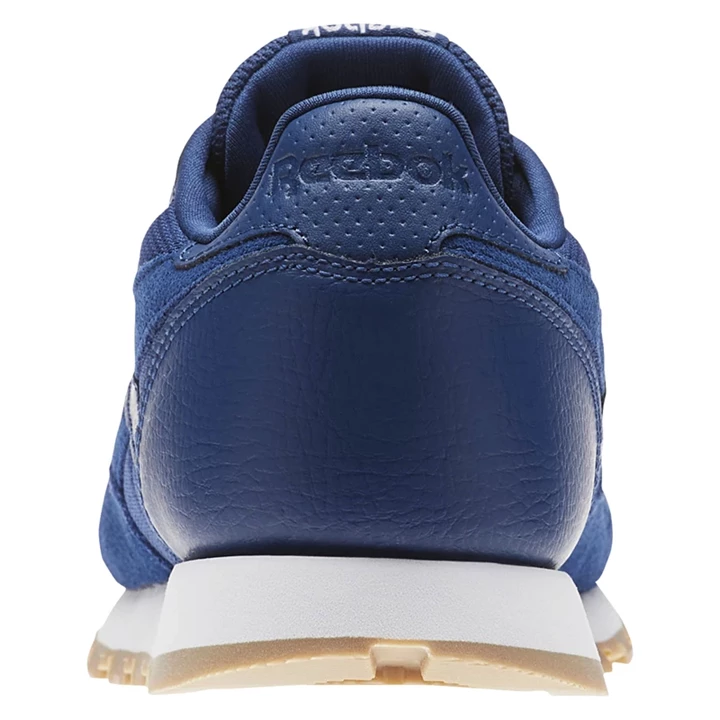 Zapatillas Reebok Classic Leather ESTL Niños Azules Blancas | 241370GCW