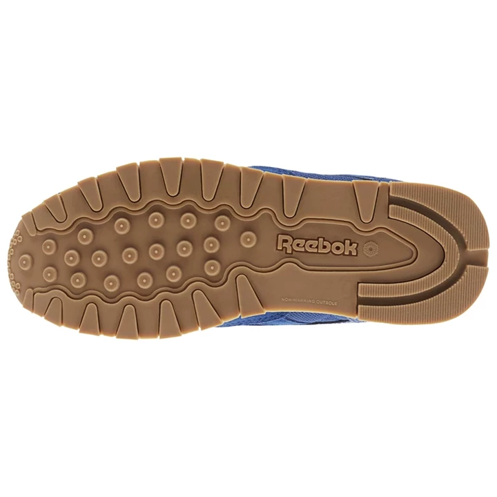 Zapatillas Reebok Classic Leather ESTL Niños Azules Blancas | 241370GCW