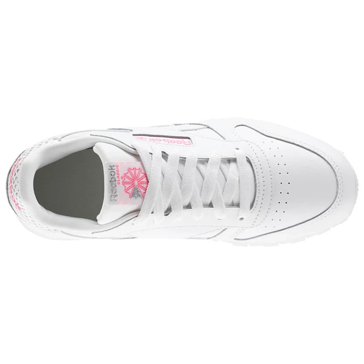 Zapatillas Reebok Classic Leather Girl Squad Pack Niños Blancas Rosas | 023895INZ