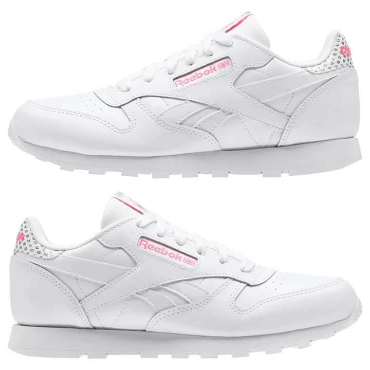 Zapatillas Reebok Classic Leather Girl Squad Pack Niños Blancas Rosas | 023895INZ