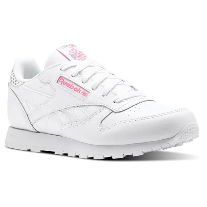 Zapatillas Reebok Classic Leather Girl Squad Pack Niños Blancas Rosas | 023895INZ