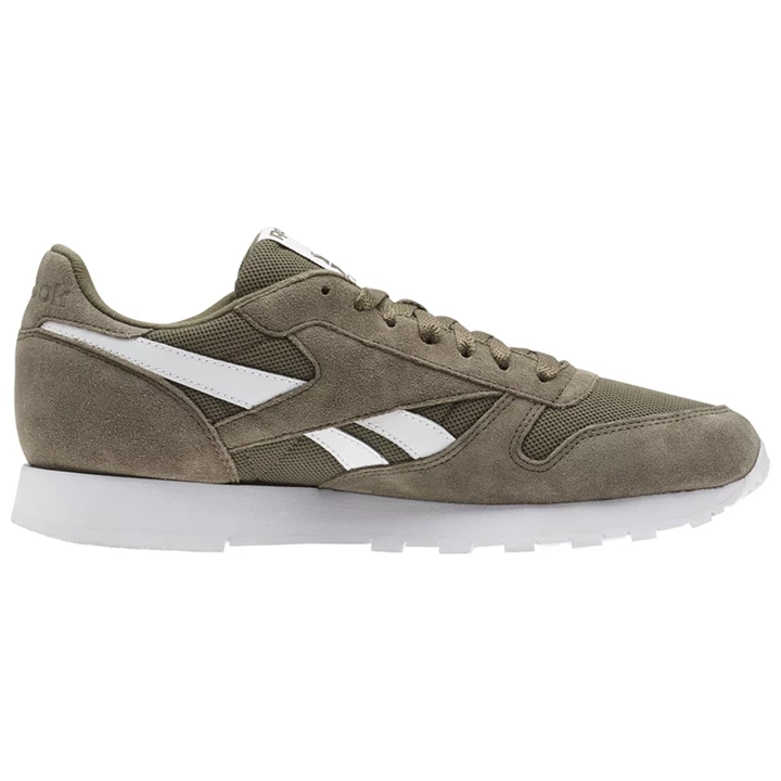 Zapatillas Reebok Classic Leather Hombre Gris Blancas | 125974NQY