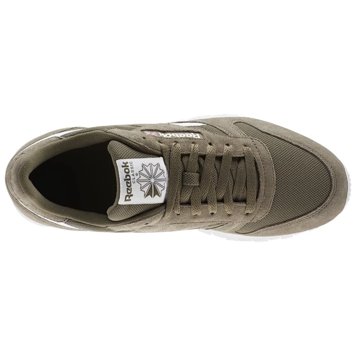 Zapatillas Reebok Classic Leather Hombre Gris Blancas | 125974NQY