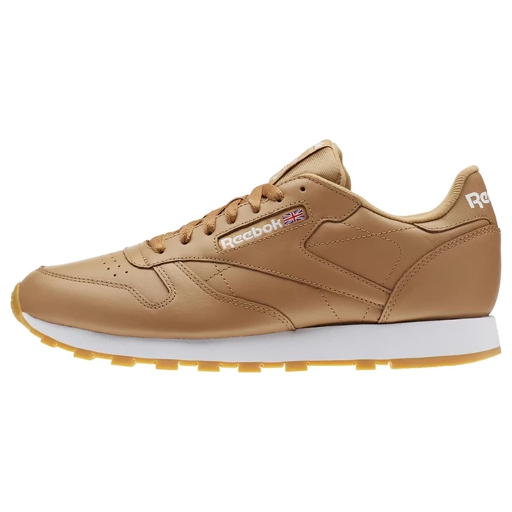 Zapatillas Reebok Classic Leather Hombre Marrones Blancas | 204571DAJ