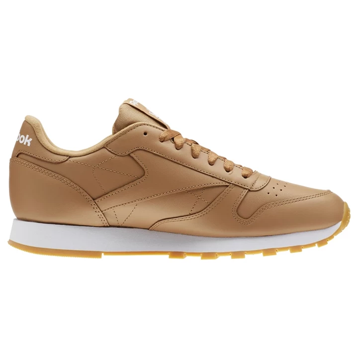 Zapatillas Reebok Classic Leather Hombre Marrones Blancas | 204571DAJ