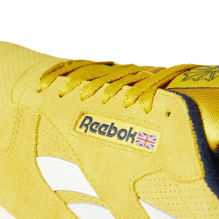 Zapatillas Reebok Classic Leather Hombre Amarillo Azul Marino | 435971LOY