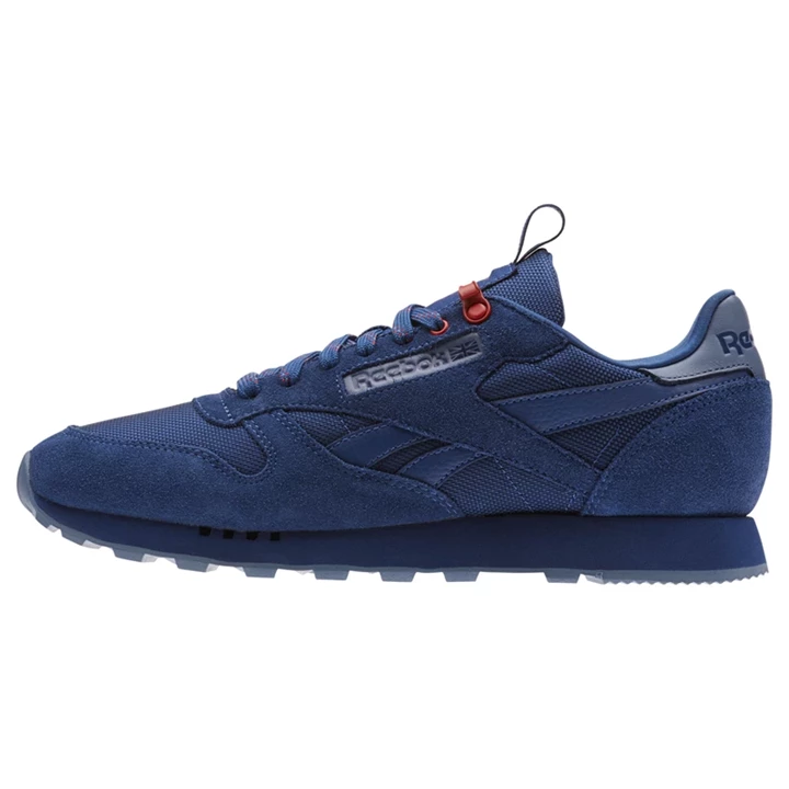 Zapatillas Reebok Classic Leather Hombre Azules Rojas | 458106LUG