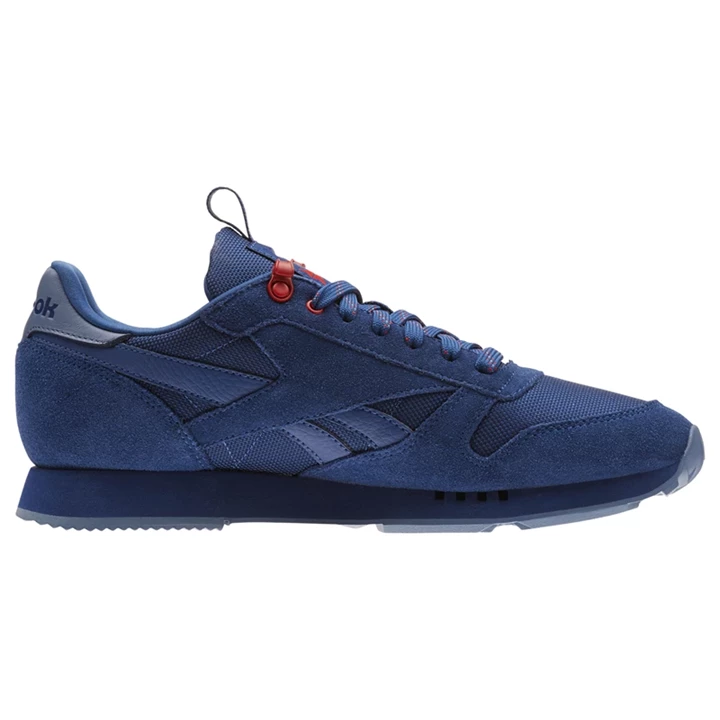 Zapatillas Reebok Classic Leather Hombre Azules Rojas | 458106LUG