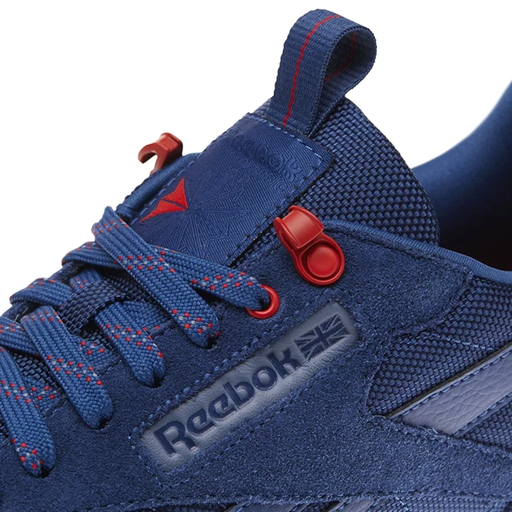 Zapatillas Reebok Classic Leather Hombre Azules Rojas | 458106LUG