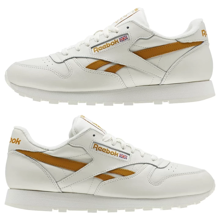 Zapatillas Reebok Classic Leather Hombre Kaki | 603892ZJY