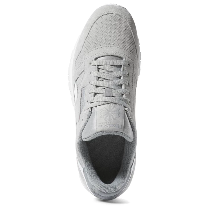 Zapatillas Reebok Classic Leather Hombre Gris | 639850MDW