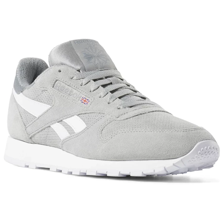 Zapatillas Reebok Classic Leather Hombre Gris | 639850MDW