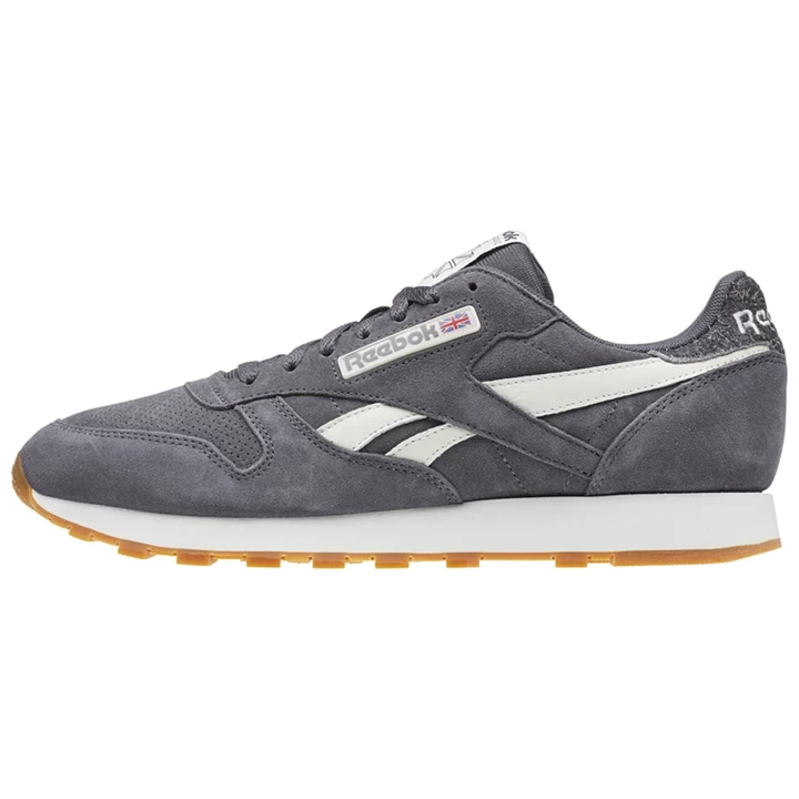 Zapatillas Reebok Classic Leather Hombre Gris | 640371YXD