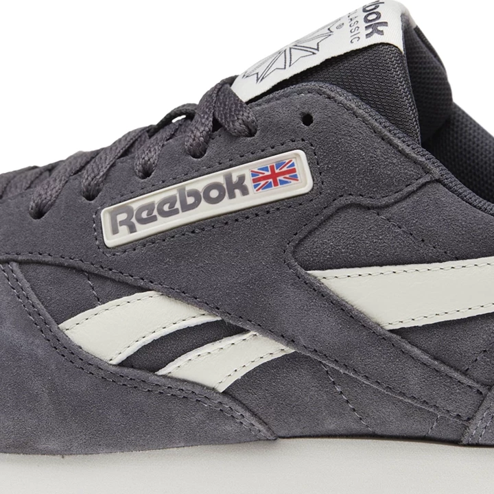 Zapatillas Reebok Classic Leather Hombre Gris | 640371YXD