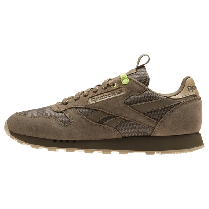 Zapatillas Reebok Classic Leather Hombre Gris Limón | 735210OZD