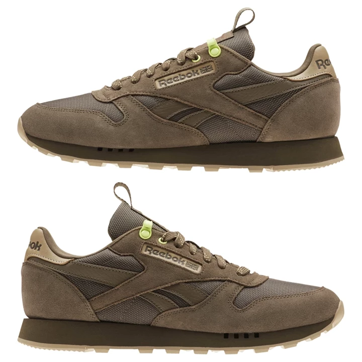 Zapatillas Reebok Classic Leather Hombre Gris Limón | 735210OZD