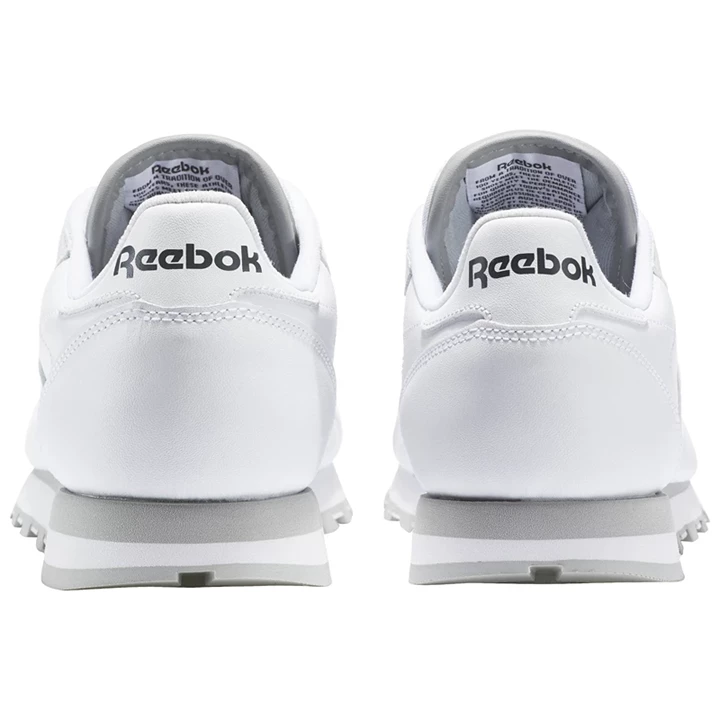 Zapatillas Reebok Classic Leather Hombre Blancas Gris | 826790FAV