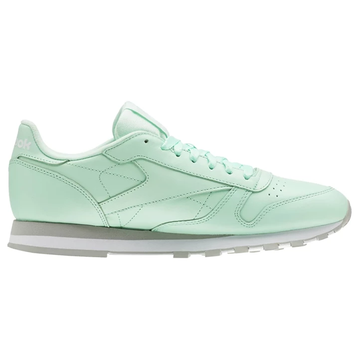 Zapatillas Reebok Classic Leather Hombre Verde Blancas Gris | 865734HXM