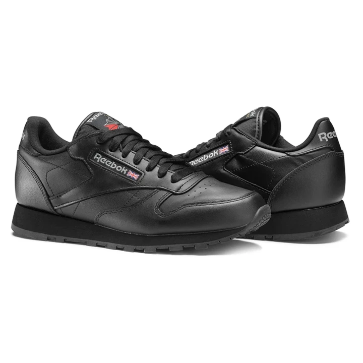 Zapatillas Reebok Classic Leather Hombre Negras | 870416XYQ