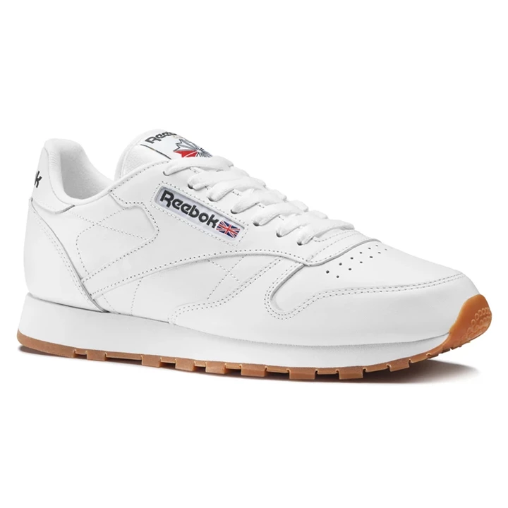 Zapatillas Reebok Classic Leather Hombre Blancas | 894127NAL