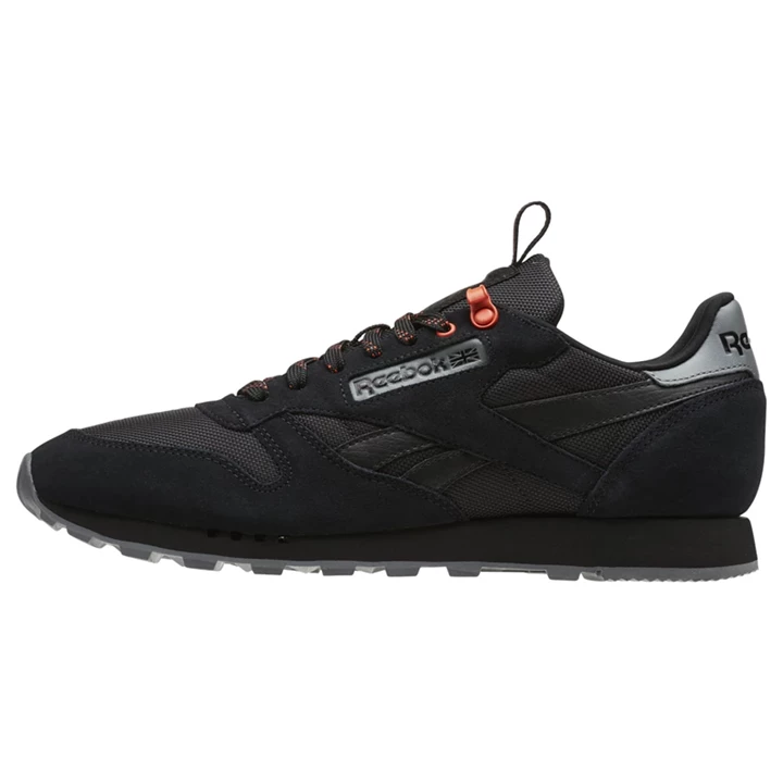 Zapatillas Reebok Classic Leather Hombre Negras | 897531NTW