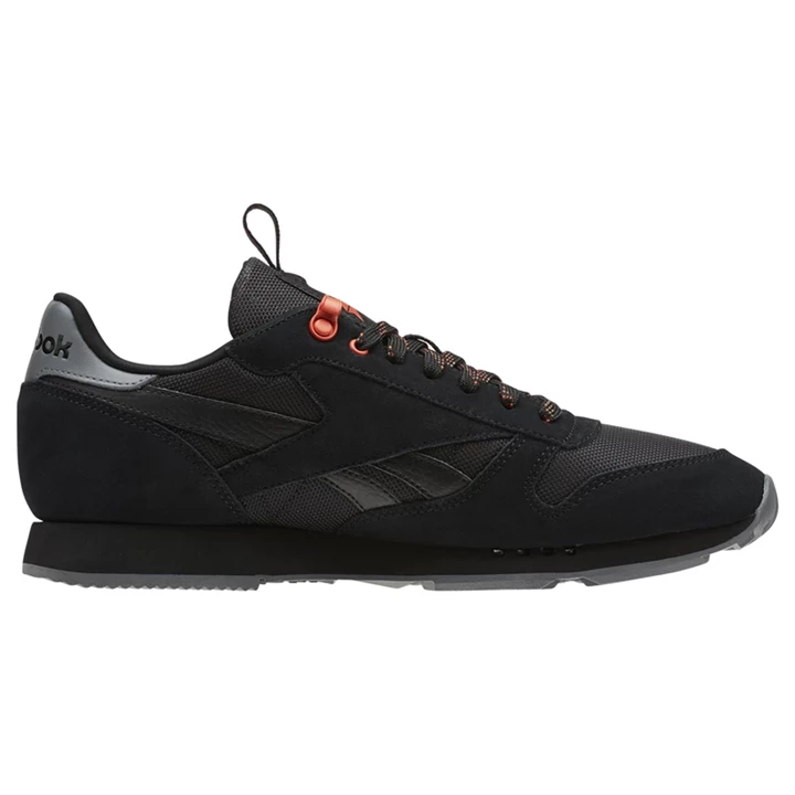 Zapatillas Reebok Classic Leather Hombre Negras | 897531NTW