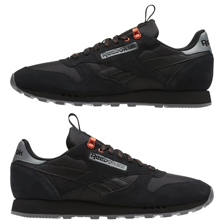 Zapatillas Reebok Classic Leather Hombre Negras | 897531NTW