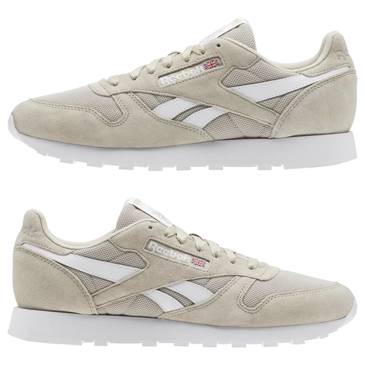 Zapatillas Reebok Classic Leather Hombre Blancas | 958276VQL