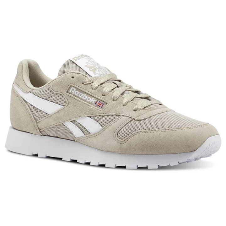 Zapatillas Reebok Classic Leather Hombre Blancas | 958276VQL