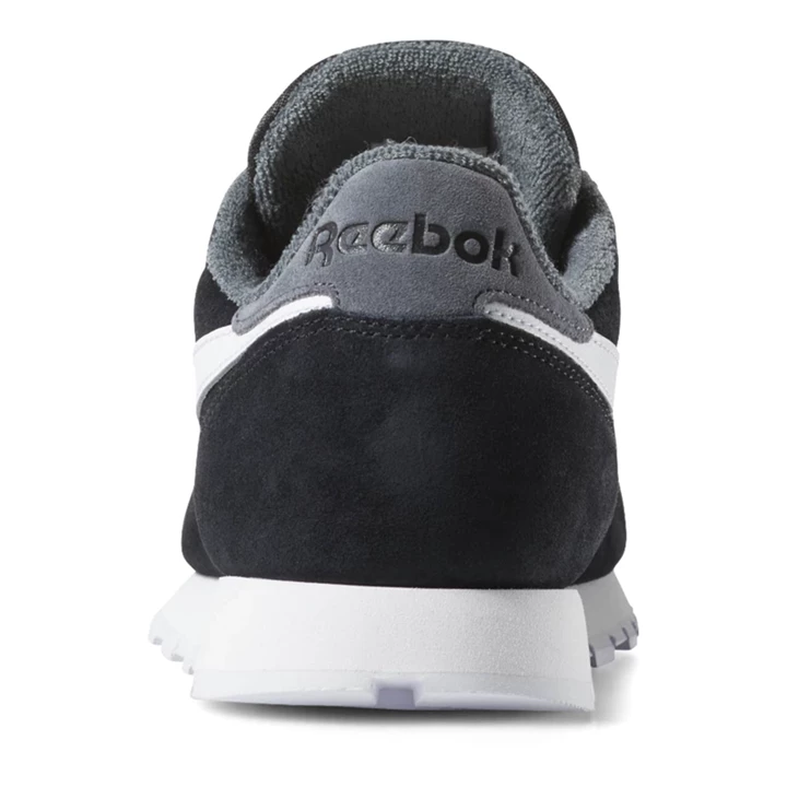 Zapatillas Reebok Classic Leather Hombre Negras Gris | 964208VJR