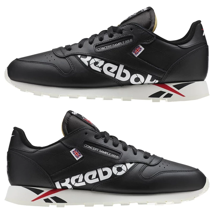 Zapatillas Reebok Classic Leather MU Hombre Negras Blancas Rojas | 739805WPU