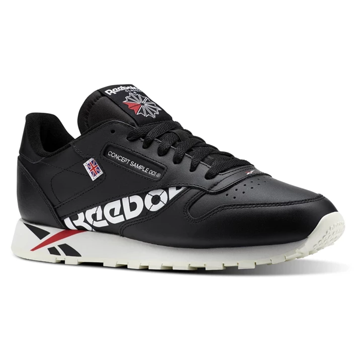 Zapatillas Reebok Classic Leather MU Hombre Negras Blancas Rojas | 739805WPU