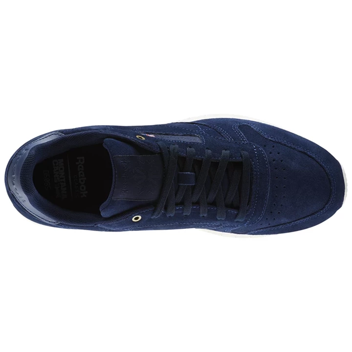 Zapatillas Reebok Classic Leather Montana Cans collaboration Hombre Azules | 935172EGJ