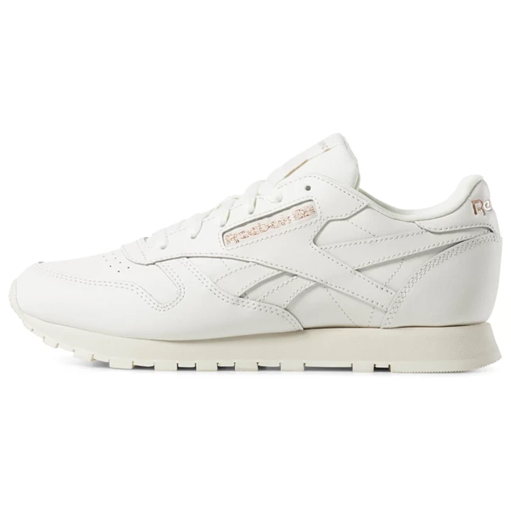 Zapatillas Reebok Classic Leather Mujer Doradas Blancas | 142795JOF