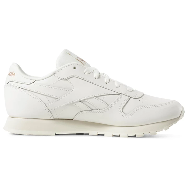 Zapatillas Reebok Classic Leather Mujer Doradas Blancas | 142795JOF