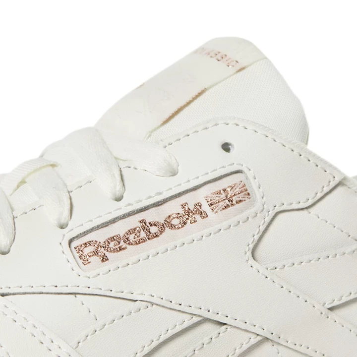 Zapatillas Reebok Classic Leather Mujer Doradas Blancas | 142795JOF