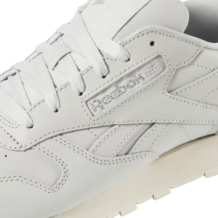 Zapatillas Reebok Classic Leather Mujer Gris Plateadas Blancas | 158329QIF