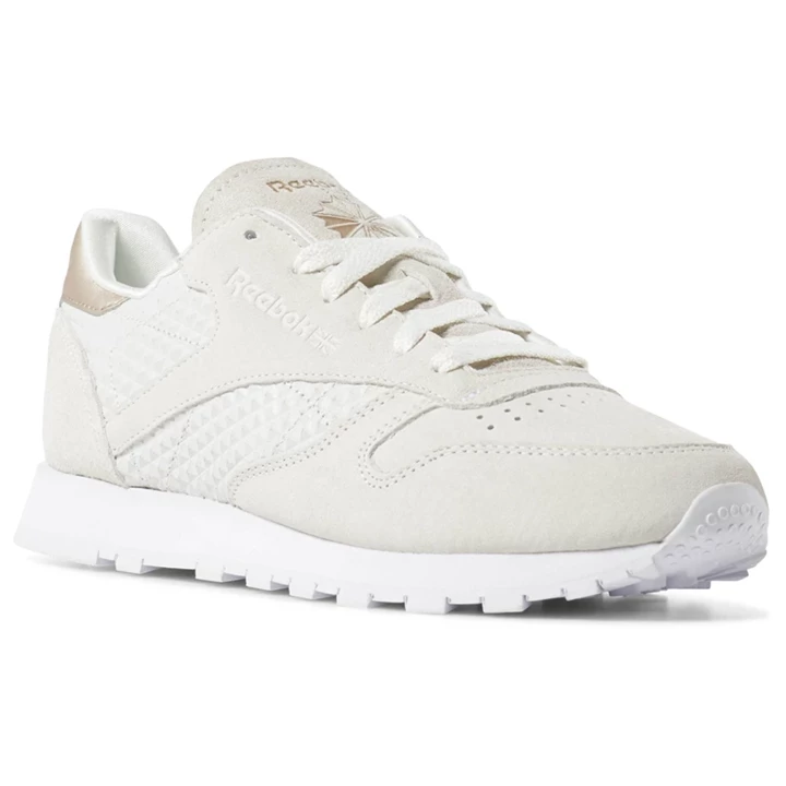 Zapatillas Reebok Classic Leather Mujer Blancas | 315648XAH