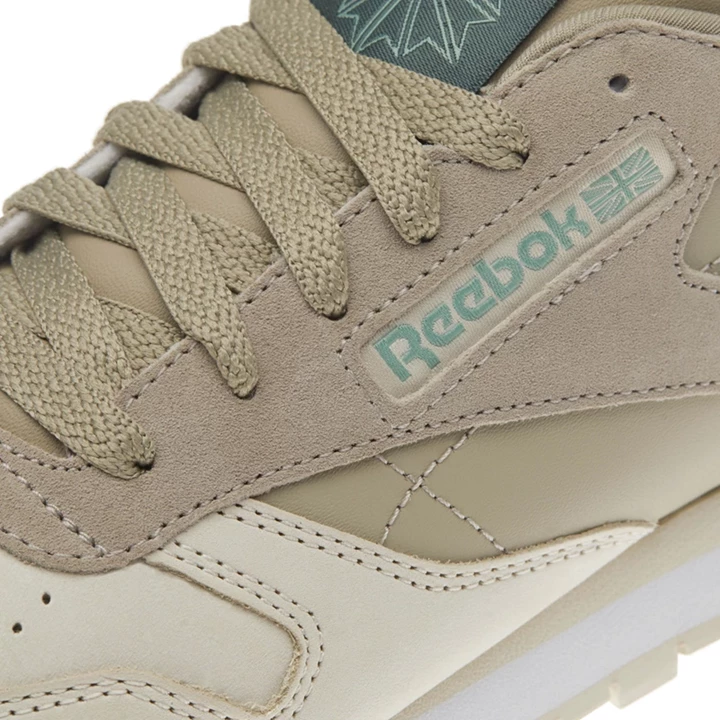 Zapatillas Reebok Classic Leather Mujer Kaki | 385047JFS