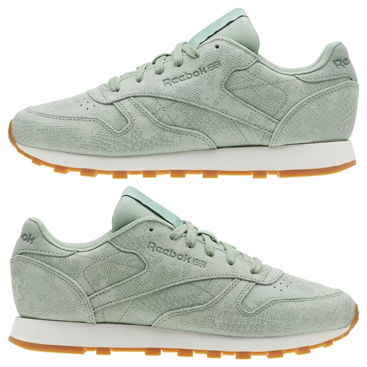 Zapatillas Reebok Classic Leather Mujer Verde | 630741APL