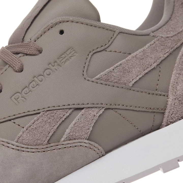 Zapatillas Reebok Classic Leather Mujer Rosas Gris Blancas | 653289URT