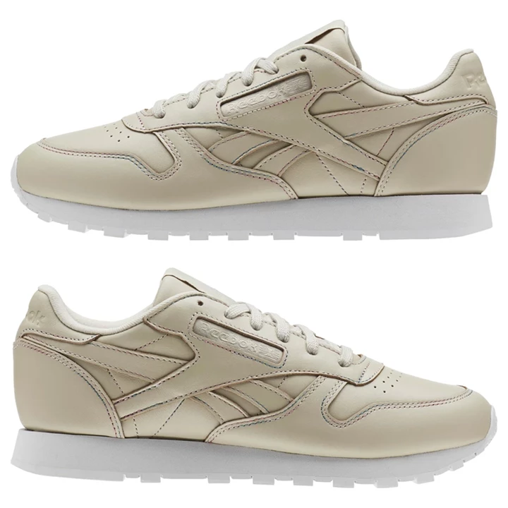 Zapatillas Reebok Classic Leather Mujer Blancas | 692037SJC