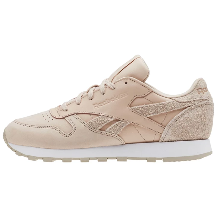 Zapatillas Reebok Classic Leather Mujer Beige Blancas | 719435ULK