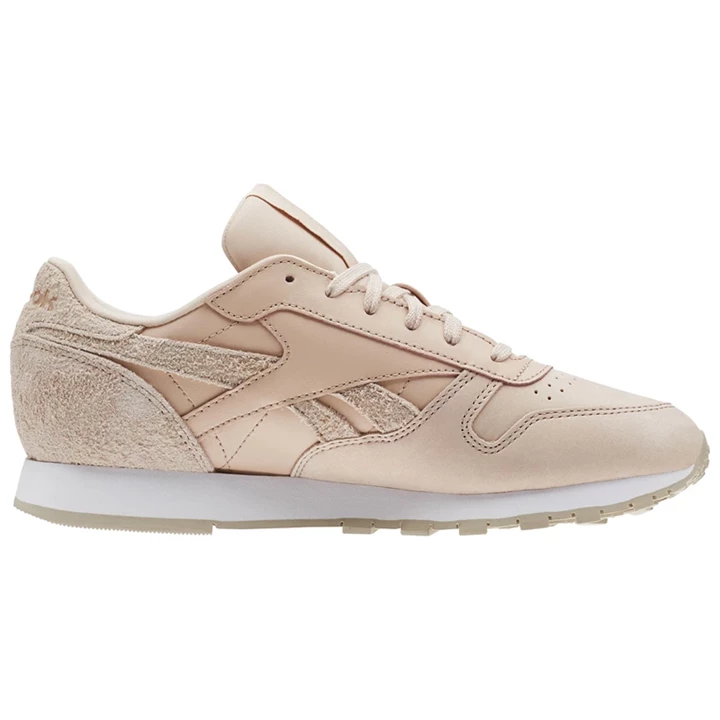 Zapatillas Reebok Classic Leather Mujer Beige Blancas | 719435ULK