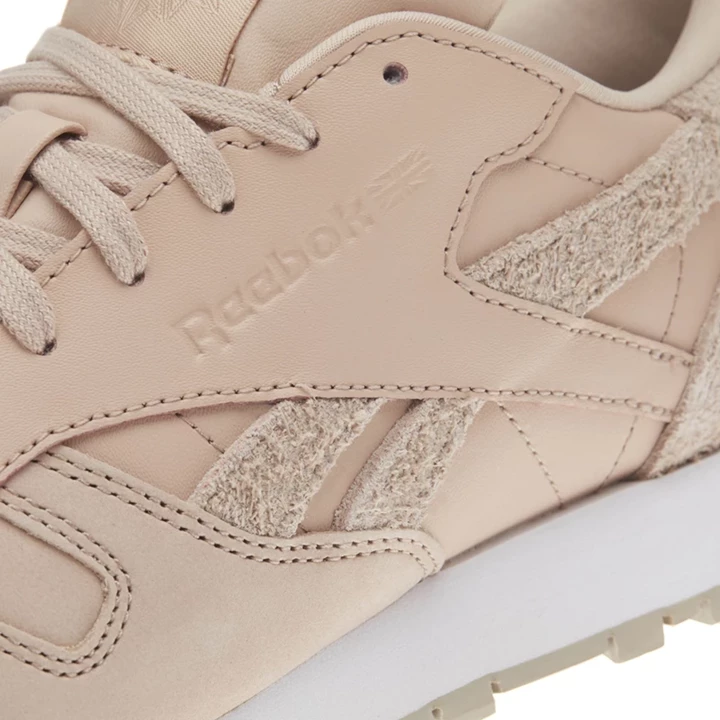 Zapatillas Reebok Classic Leather Mujer Beige Blancas | 719435ULK