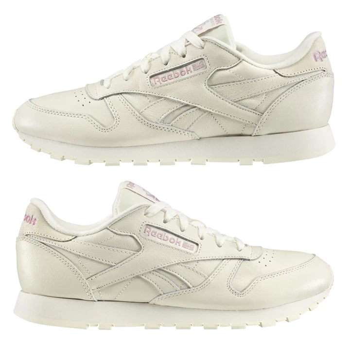 Zapatillas Reebok Classic Leather Mujer Beige | 741639TWZ