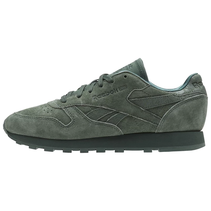 Zapatillas Reebok Classic Leather Mujer Verde | 817045EMI