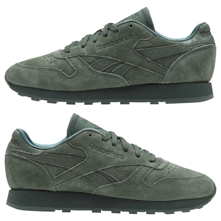 Zapatillas Reebok Classic Leather Mujer Verde | 817045EMI