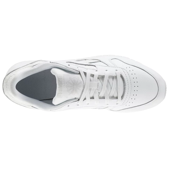 Zapatillas Reebok Classic Leather Mujer Blancas Gris | 967025AEN